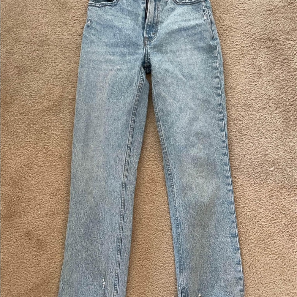 Abercrombie & Fitch Blue Straight Leg Jeans